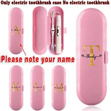 Customized Name Universal Electric Toothbrush Holder Case Unisex Fashion Toothbrush Accessories Organizer Box Travel Protective Cover Easy To Clean Hard Shell Protection Storage Box Portable Design - Multicolor - View 9