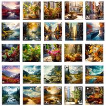 50 miếng dán Graffiti phong cảnh chụp ảnh nghệ thuật, thích hợp cho cốc nước, sổ tay, ốp điện thoại, hành lý - T01041520 50 tấm ảnh lúc chụp ảnh - Xem 4