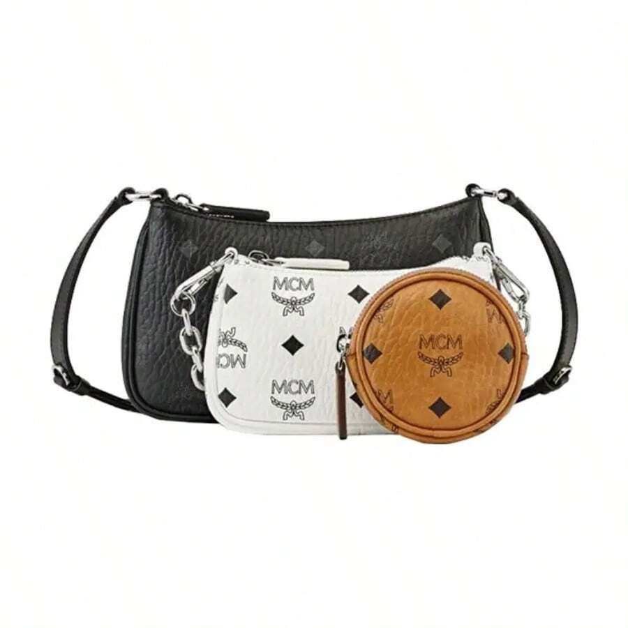 MCM AREN Series Official Boutique Lady's Small Shoulder Crossbody And