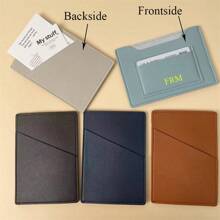 Customized 1pc Portable Overseas Men Women Travel Document Card Holder Korean Version Smooth PU Leather Organizer For Passport Wallet And Bank Bards Multifunctional Ticket Passport Cover Holder Card Bag