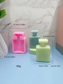 1pc Fragrance Bottle Shape Silicone Candle Mold DIY Fragrance Wax Plaster Reed Diffuser Home Decor Silicone Mold