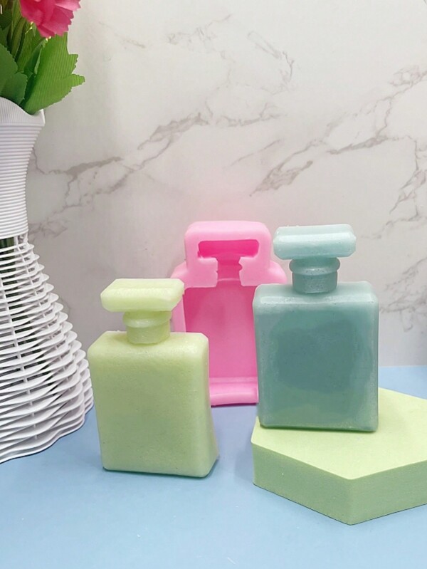 1pc Fragrance Bottle Shape Silicone Candle Mold DIY Fragrance Wax Plaster Reed Diffuser Home Decor Silicone Mold
