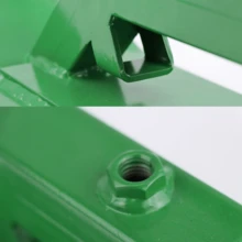 4.5" Width Tractor Bucket Protector Ski Edge Tamer Protector Snow Removal Green - 1 - Xem 10