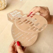 10 件套新娘送礼会戒指 Mad Libs：10 件套 - 白色牛皮纸 - 棕色 - 查看 3