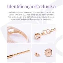 WHITE Gold Plated Solitaire Ring; 513053 Rommanel