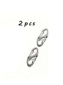 Bộ khóa kéo ba lô 2/4/6 chiếc, Kẹp khóa kéo chống trộm, Móc khóa kim loại đa năng Carabiner chữ S, Khóa kéo dễ kéo, Mặt dây chuyền móc chìa khóa chống thất lạc, Khóa kim loại di động hình chữ S để cắm trại và đi bộ đường dài ngoài trời, Phụ kiện DIY thủ công cho phụ nữ - Nhiều màu - Xem 11