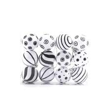 Neues Weihnachtsornament Kunststoff-Kugel-Set mit Beschichtung, Weihnachtsbaum-Hängekugeln, Feiertags-Dekorationen, perfekte Geschenke