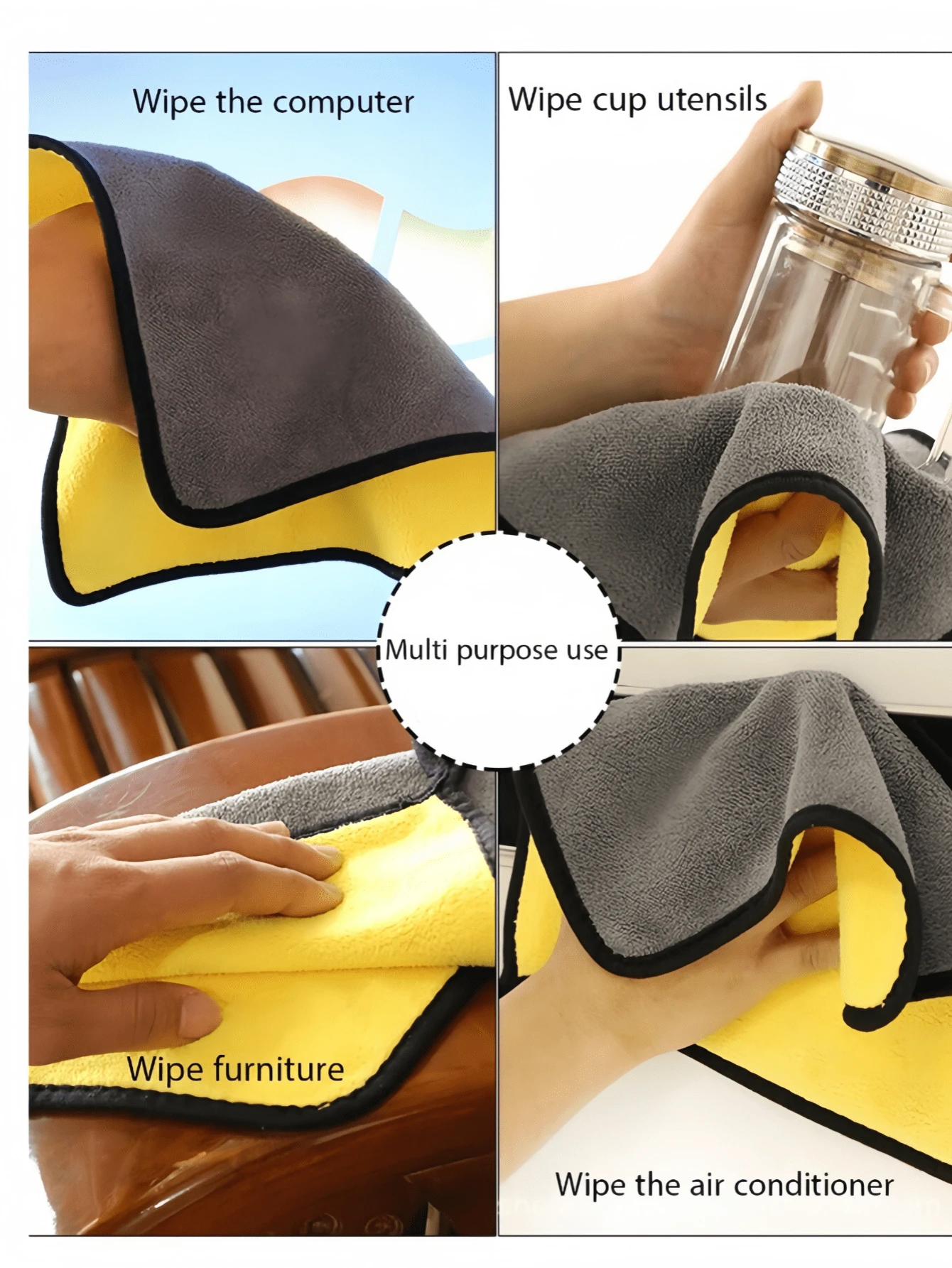 1 Piece UltraSoft Microfiber Towels For Car Washing, Car Cleaning