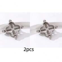 Fashionable Stainless Steel Adjustable Nipple Ring, No Piercing Required Body Jewelry Nipple Clamp - Multicolor - View 16