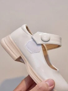 British Style Kids Soft Sole Black Leather Shoes, Boys Girls Oxford Dress Shoes Suitable For All Seasons - Beige - View 10