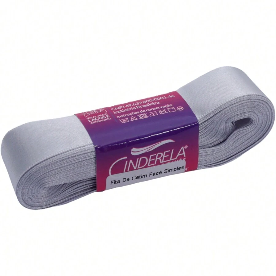 Satin Ribbon 22mm 10 Meters  Bows And Crafts - 056 銀 - 查看 1