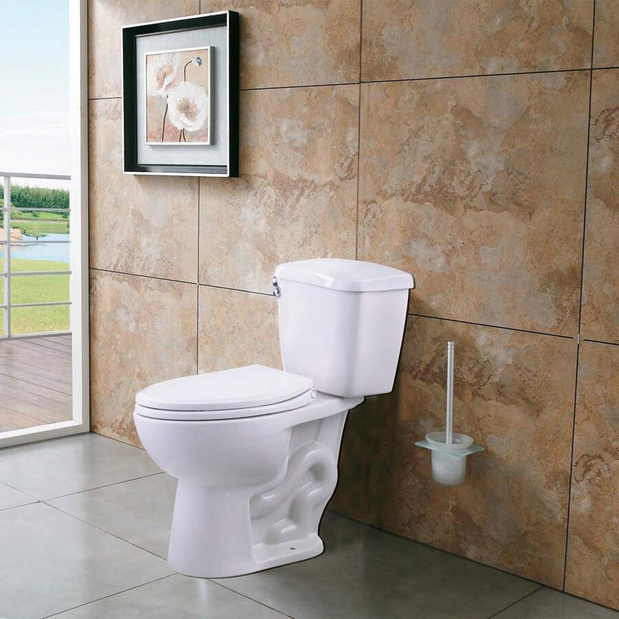 Premium Elongated Toilet Seat With Cover Quiet Close, OneClick To