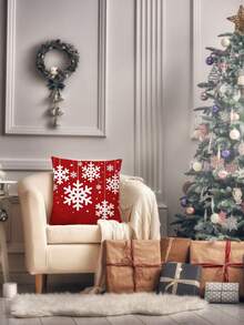 Bộ 4 vỏ gối trang trí theo chủ đề Giáng sinh: Găng tay Giáng sinh, Cây thông Noel, Tuần lộc, Chữ cái. Vỏ gối trang trí Giáng sinh & Năm mới, Vỏ gối vuông, 17,7 * 17,7 inch (Không có ruột gối), Trang trí nhà bằng vải, Thích hợp cho phòng ngủ, ghế sofa, văn phòng - Nhiều màu - Xem 6