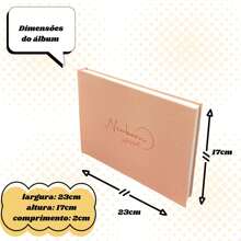 Instalivro Self-Adhesive Album For 20 Photos 15x21 Or 10x15 - 乾枯玫瑰色 - 查看 3