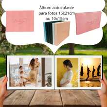 Instalivro Self-Adhesive Album For 20 Photos 15x21 Or 10x15 - 乾枯玫瑰色 - 查看 2