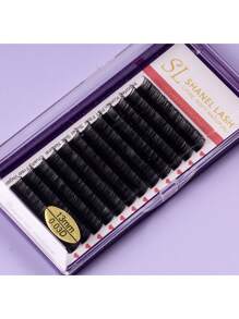 Premium Individual Lashes 0.03 0.05 0.07 Mega Volume Eye Lashes Extension Cashmere Velvet Fluffy D Curl 8-18mm Mixed Natural Look Cluster Lashes Super Soft Matte Black Individual Lashes Tray Volume Classic Synthetic Faux Mink Eyelashes Extensions Professional False Eyelashes Supplies For Lashes Salon