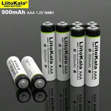 Liitokala 1.2V 镍氢 AAA 900mAh 可充电电池，适用于玩具、鼠标、键盘、时钟、通用 - 7號電池 - 查看 6