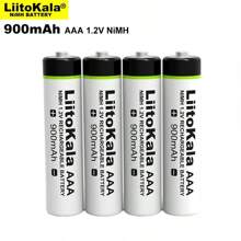 Liitokala 1.2V 镍氢 AAA 900mAh 可充电电池，适用于玩具、鼠标、键盘、时钟、通用 - 7號電池 - 查看 4