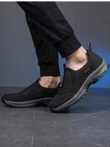 Calçado Casual Novo e Confortável para Homens - Sapato Slip-On Durável, Adequado para Viagem, Corrida, Caminhada, Esportes ao Ar Livre, Ótimo para Natal, Ação de Graças, Ano Novo, Férias, Presente para Adolescentes, Casual ou Esporte ao Ar Livre ou Viagem, Academia