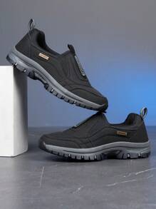 Calçado Casual Novo e Confortável para Homens - Sapato Slip-On Durável, Adequado para Viagem, Corrida, Caminhada, Esportes ao Ar Livre, Ótimo para Natal, Ação de Graças, Ano Novo, Férias, Presente para Adolescentes, Casual ou Esporte ao Ar Livre ou Viagem, Academia