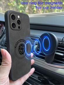 Pierścień magnetyczny do etui na telefon Luksusowe etui ze skóry PU na telefon Kompatybilne z iPhone 16/15/15promax/14plus/13pro/12/11/Xsmax/Xr/8/7plus/Se2/Se3/ /Xiao Mi Redmi Note/ Pixel /HUA WEI /Honor 90 Lite/X9B/X8B/100pro/70//50/Magic60pro/6lite/50pro/40rpo Niektóre modele obsługują MAGNETYCZNY, obsługują uchwyt samochodowy, ochronny