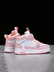 高帮儿童皮鞋，新款儿童男女童滑板鞋，魔术贴运动训练鞋，户外跑步鞋