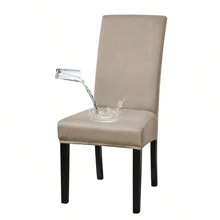 1 szt./4 szt./6 szt. 6 szt. pokrowców na krzesła do jadalni, bardzo elastyczny zdejmowany zmywalny pokrowiec na krzesło na przyjęcie domowe, hotel, wesele, jednolity kolor szczotkowany i bardzo elastyczny pokrowiec na krzesło, zestaw 6 pokrowców na krzesła do jadalni, elastyczny jednolity kolor pokrowców na krzesła Parsons Spandex zdejmowany zmywalny pokrowiec na krzesło kuchenne