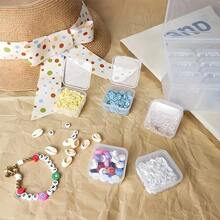 14 件/套塑料收纳盒，多功能透明容器，适用于钻石画、DIY 工艺品、珠宝、珠子、药丸，带密封盖，适合女性的礼物 - 無色 - 查看 5