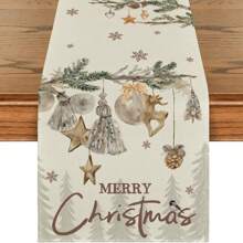 1/4/6 Stücke Kiefernzweig Ornament Fröhliche Weihnachten Platzset/Tischläufer Saisonale Winter Tischmatten für Party Küche Esszimmer Dekoration