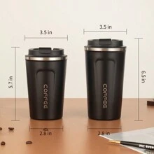1 件不锈钢真空保温瓶、咖啡杯、高品质便携式水瓶，适合户外露营、旅行、运动，男女皆宜 - 彩色 - 查看 7