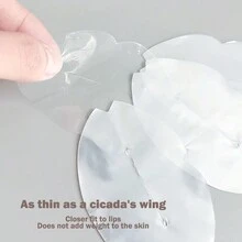 100/200 chiếc Mặt nạ dưỡng ẩm, giảm nếp nhăn, loại bỏ da chết, nuôi dưỡng môi, dùng một lần, khuyên dùng tại tiệm hoặc tự làm spa môi - Trong sáng - Xem 4