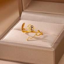 1 Chiếc Nhẫn Tên Hoa Tháng Tùy Chỉnh Cho Phụ Nữ Nhẫn Thép Không Gỉ Cá Nhân Hóa Trang Sức Hoa Tùy Chỉnh Phụ Kiện Ngón Tay Hàng Ngày Quà Tặng Sinh Nhật Đám Cưới Giáng Sinh - Nhiều màu - Xem 9