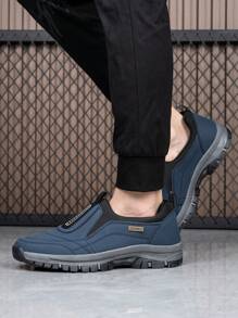Calçado Casual Novo e Confortável para Homens - Sapato Slip-On Durável, Adequado para Viagem, Corrida, Caminhada, Esportes ao Ar Livre, Ótimo para Natal, Ação de Graças, Ano Novo, Férias, Presente para Adolescentes, Casual ou Esporte ao Ar Livre ou Viagem, Academia