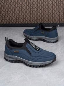 Calçado Casual Novo e Confortável para Homens - Sapato Slip-On Durável, Adequado para Viagem, Corrida, Caminhada, Esportes ao Ar Livre, Ótimo para Natal, Ação de Graças, Ano Novo, Férias, Presente para Adolescentes, Casual ou Esporte ao Ar Livre ou Viagem, Academia