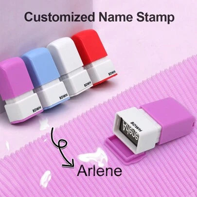 Personalized Signature Stamps: Custom Engraved Handwritten Name Stamps With Built-In Ink