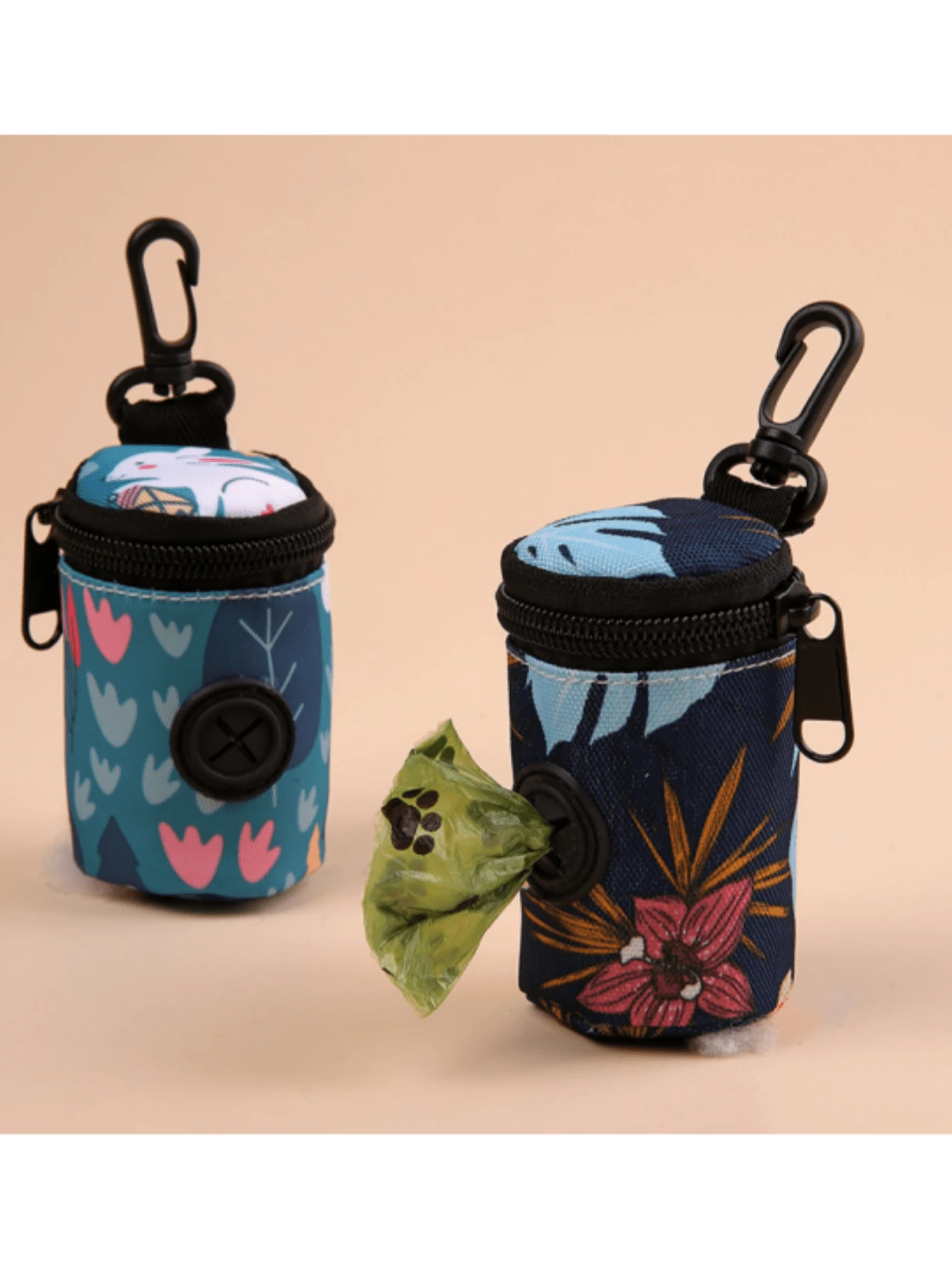 Portable Pet Waste Bag Holder, Dog Poop Bag Dispenser, Outdoor Dog