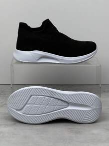 New Casual Shoes For Women, Comfortable Sneakers, Breathable And Dust-Proof, Sock-Like Design For Easy Wear, Fashionable And Versatile, Suitable For Various Occasions, Classic Black And White Colorways (Unisex/Couples/Women's New Arrivals)