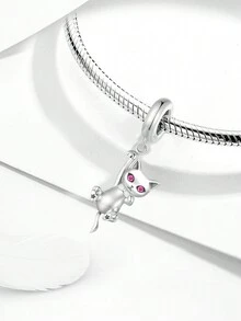 1 件时尚可爱宠物猫系列串珠适合女士手链手镯 DIY 珠宝制作和日常服装搭配珠宝装饰适合女孩 - 貓咪 - 查看 3