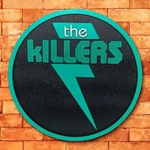 Decorative Plate Band The Killers Music Rock 3D High Relief MDF Barbecue Corner Decoration Restaurant Bar Garage - Nhiều màu - Xem 2