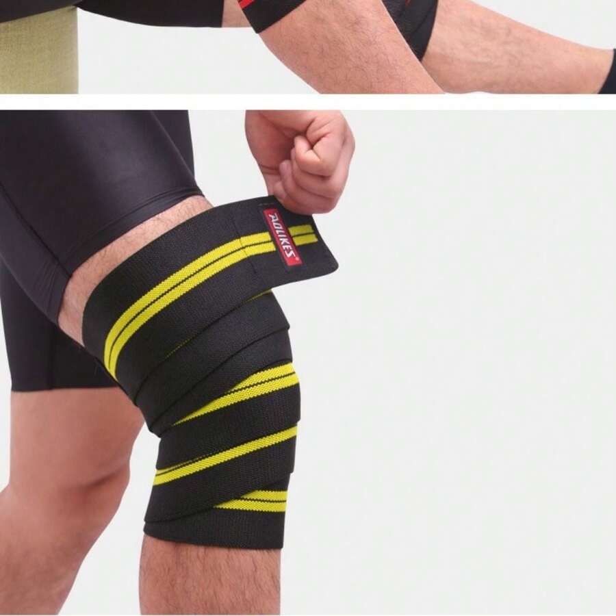 2M*8CM Fitness Pressurized Straps Gym Weight Lifting Leg Knee