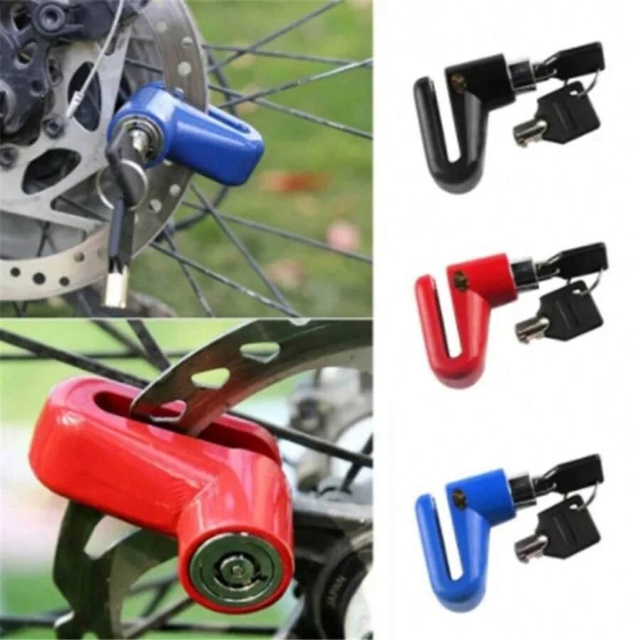 Universal Anti-Theft Motorcycle Bike Disc Brake Lock Padlock - Một cỡ - Xem 1