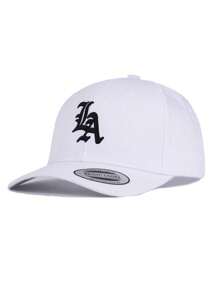 1 bucată șapcă de baseball brodată Los Angeles LA, se potrivește la jocuri de baseball, baschet, se potrivește toamna, stil sportiv, ținută anilor 90, culori strălucitoare, pălărie ocazională cu protecție solară reglabilă, potrivită pentru călătoriile de primăvară și toamnă, petreceri pe plajă