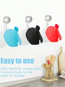 Phễu silicon 2 trong 1 Phễu kẹp cách nhiệt chống trượt chống bỏng Phễu nhà bếp chịu nhiệt Phễu silicon di động để chiết rót chai - Nhiều màu - Xem 6