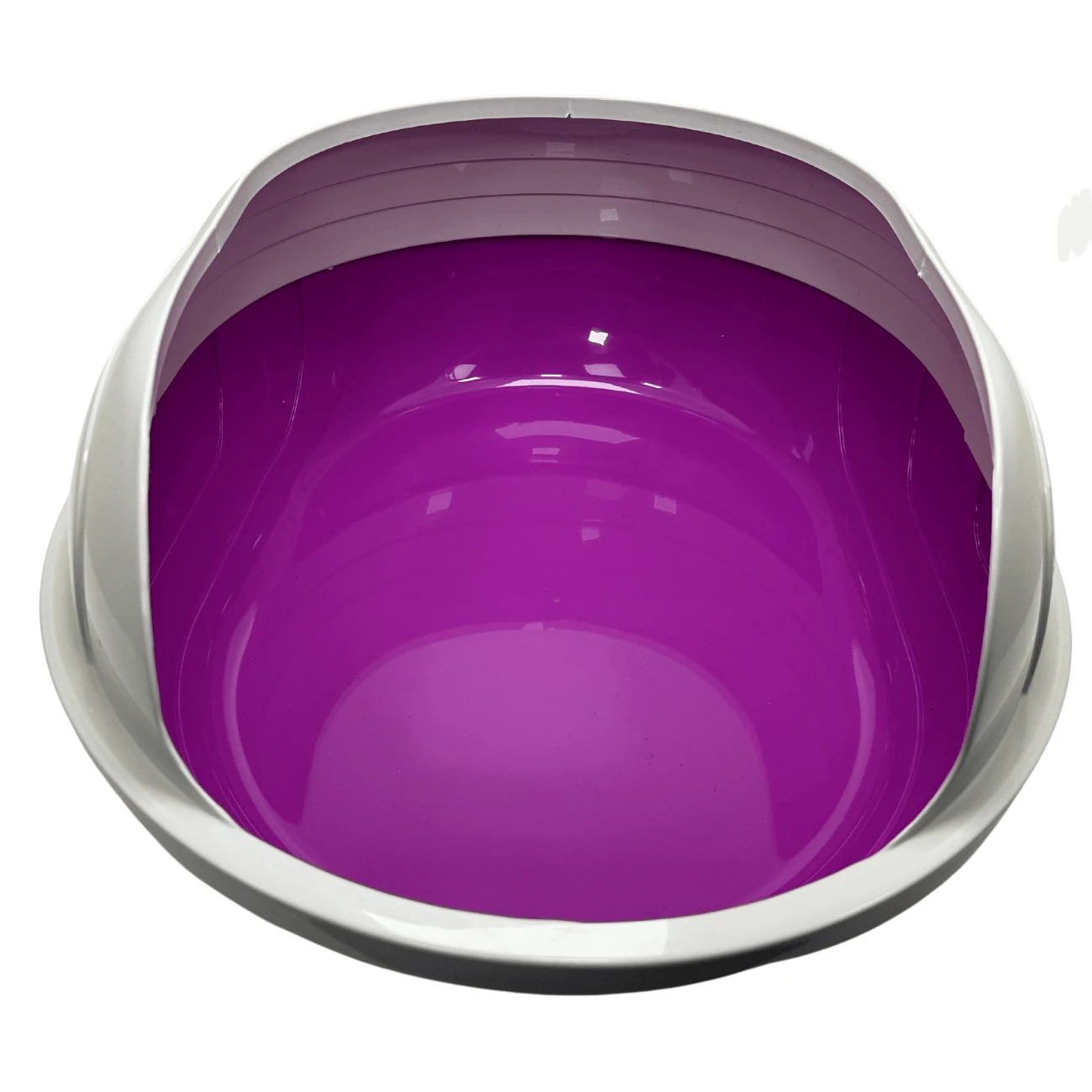 Cat Litter Box Hygienic Sanitary Tray With Arch For Hurricane Pet