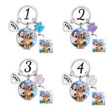 Custom Keychain,Custom Photo Keychain Best Friend Pet Dog Love Gifts