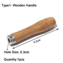 1pc Máy khoan kim cương đầu nhọn Dụng cụ trang sức Dụng cụ mở rộng lỗ đính hạt đá thủy tinh Tay cầm bằng gỗ Dụng cụ gia công trang sức DIY - Nhiều màu - Xem 6