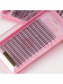 180 片 D 卷睫毛扇形长茎 8D 超轻丰盈柔软超深色预制丰盈扇形睫毛延长 0.07 D 卷曲 8-15 毫米手工独立睫毛簇预制扇形睫毛延长适用于美容院专业人士 - D - 查看 20