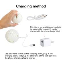 Plush Pet Ball Toy With Voice, Electric Bouncing Ball, Automatic Rolling Smart Toy For Dogs - Multicolor - View 6