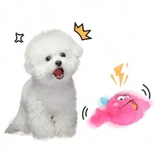 Plush Pet Ball Toy With Voice, Electric Bouncing Ball, Automatic Rolling Smart Toy For Dogs - Multicolor - View 4