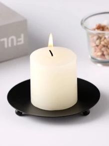 1 Stück runder Eisenkerzenhalter, für Zuhause, Wohnzimmer, Schlafzimmer, Esszimmer, Feiertage, Hochzeitsdekoration, Geschenke Geburtstag Abschluss Heimdekoration Weihnachtsdekorationen Raumdekoration Weihnachten, Weihnachtsgeschenke